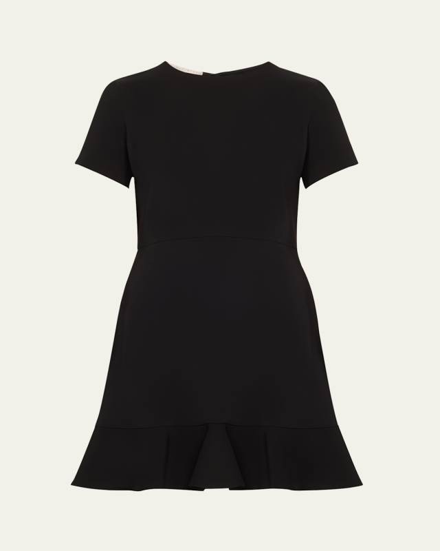Iconic Mini Dress with Flounce Hem